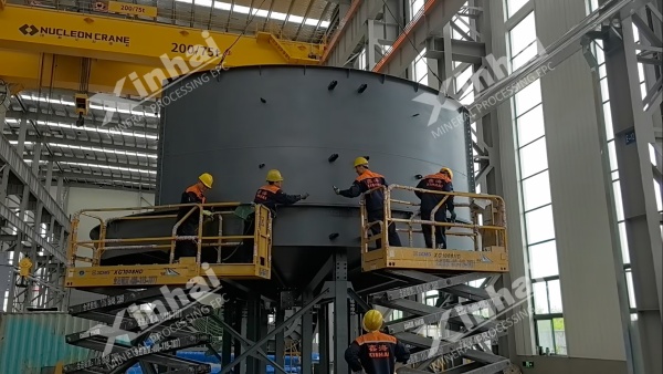 浓密机槽体连接中 浓密机槽体连接中