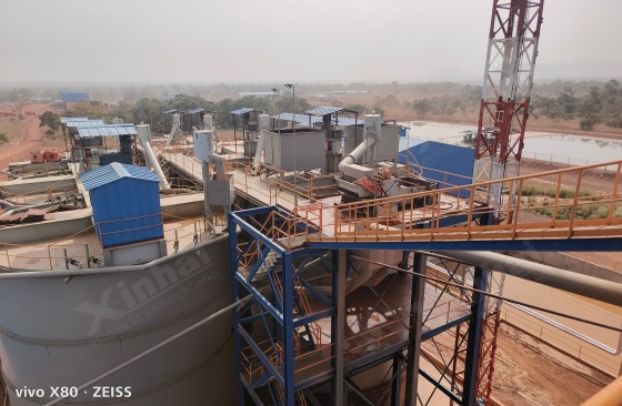 几内亚3000t/d金矿炭浆厂